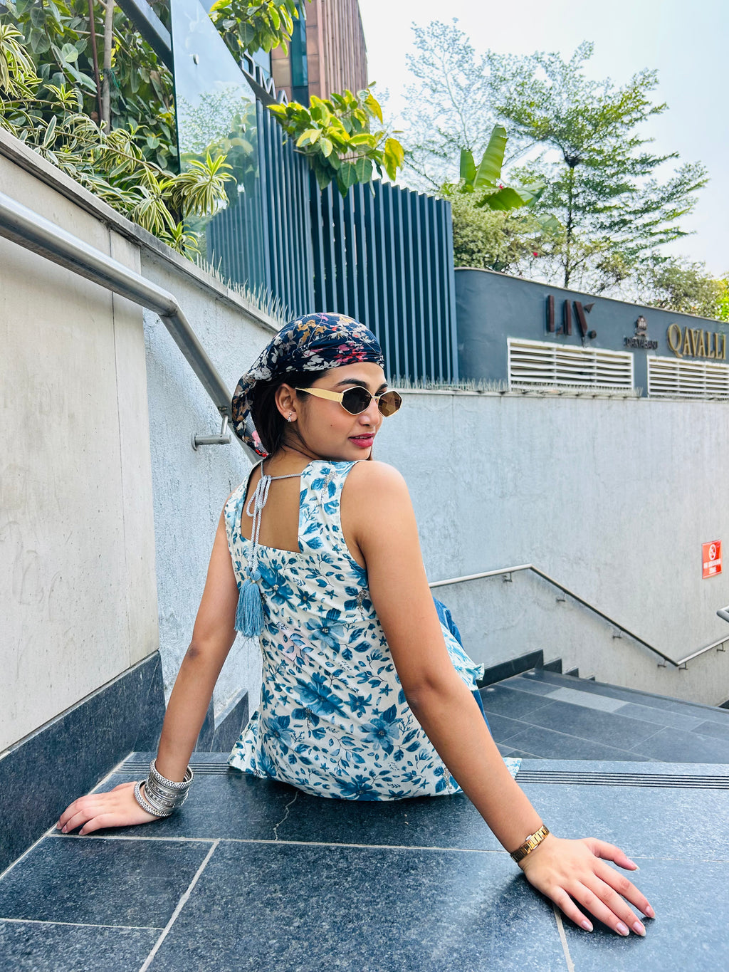Neelkamal Kurtis for Women | Elegant Blue Minimal Print